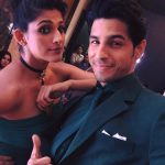 kubbra sait green dress with siddharth malhotra (1)