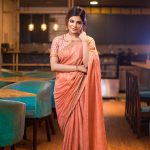 Aathmika, saree, photo shoot, prestigious