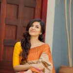 Anju Kurian, saree, malayalam, actress