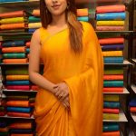 Anu Emmanuel, saree shop, event