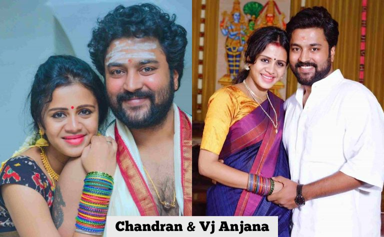 Cute Couple of Actor Chandran & Vj Anjana Latest HD Photos