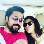 Chandran, Vj Anjana, glass, kiss, car