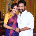 Chandran, Vj Anjana, husband, wife, smile