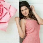 Iswarya Menon, Pink Dress, Flower