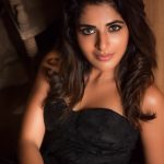 Iswarya Menon, black fit, engaging