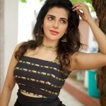 Iswarya Menon, delightful, red lips stick