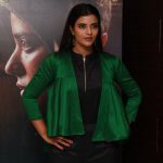 Kanaa Audio Launch,  green dress, pose