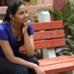 Marainthirunthu Paarkkum Marmam Enna, glamour, blue dress, Aishwarya Dutta