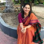 Pooja Ramachandran, Bigg Boss Telugu 2, brown saree, charming