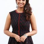 Priya Bhavani Shankar, black dress, smile, kadaikutty singam