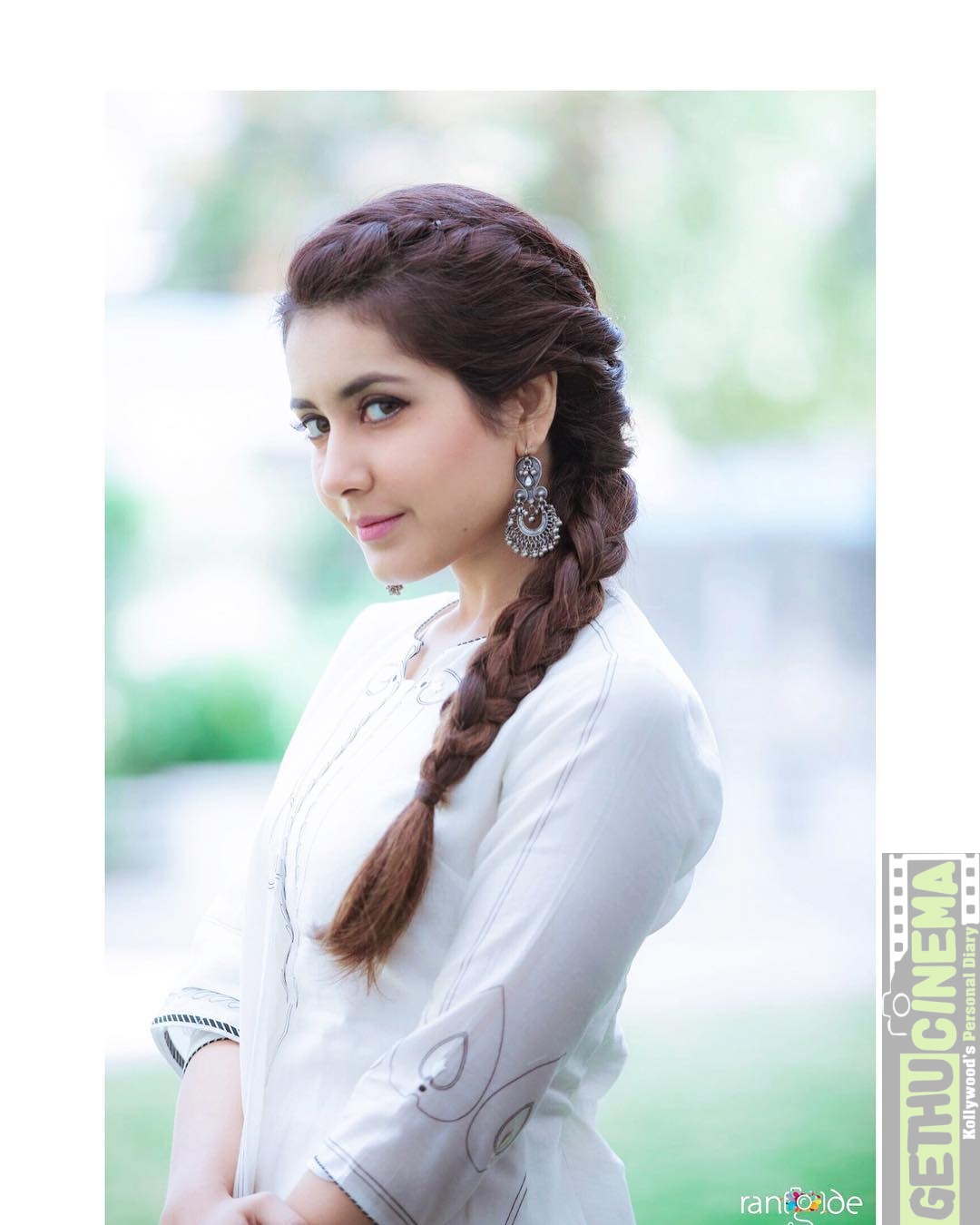 Rashi Khanna, White dress, new hair style - Gethu Cinema