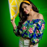 Sanjana Singh, 2018, Photo Shoot, Colourful Dress