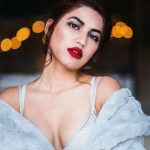 Shivani Singh, red lips stick,  admirable