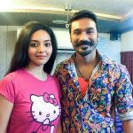 Vidya Pradeep, dhanush, maari 2, shooting