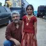 Ajith, Viswasam Shooting Spt, small girl