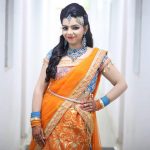 Akshaya Prithvirajan, half saree, gorgeous