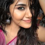 Anupama Parameswaran, latest, selfie, saree