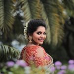 Athulya Ravi, saree, smile, recent