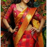 Avanthika Mohan,  Upcoming Tamil Actress, ad, red saree