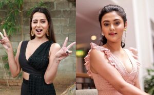 Varma Tamil Movie Actresses Megha Chowdhury & Raiza Wilson 2018 Cutest HD Stills