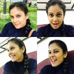 Chandini Tamilarasan, Billa Pandi actress, selfie, face reactions