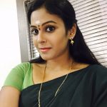 Chandini Tamilarasan, Vandi movie actress, black half saree, homely