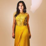 Hebah Patel, yellow dress