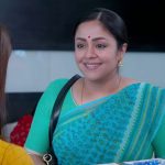 Jyothika, Kaatrin Mozhi, blue saree