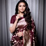 Keerthy Suresh, latest, saree, hd, Sandakozhi 2, saamy square