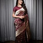 Keerthy Suresh, recent, saree, full size, jfw awards