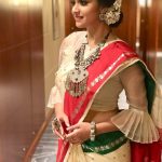 Keerthy Suresh, saree, Saamy Square, hd, cute, Mahanati