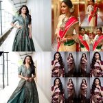 Keerthy Suresh, saree, collage, unseen