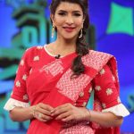 Lakshmi Manchu, Kaatrin Mozhi actress, red saree