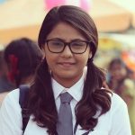 Monica Chinnakotla,  Genius Actress, favorable,  school dress