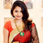 Monica Chinnakotla, Jiivi heroine, red saree, stunning look