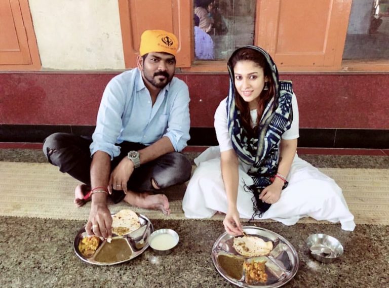 Nayanthara & Vignesh Shivan At Amritsar In Golden Temple Photos