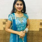 Nithyashree, singer, vijay tv, blue dress