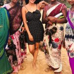 Priya Anand, LKG tamil Actress, black dress, naughty