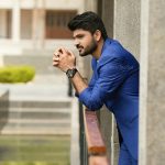 Shirish Sharavanan, blue dress, photoshoot