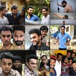 Tovino Thomas, selfie, collage, friends, Theevandi