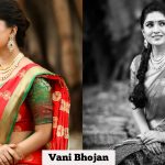 Vani Bhojan, saree, 2018, hd, collage, wallpaper,
