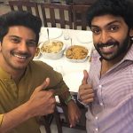 vikram prabhu, Dulquer Salmaan, selfie, friends