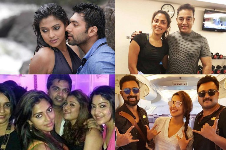 Actress Amala Paul 27th Birthday Special Unseen & Rare Images With Famous Tamil Actors