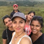 Andrea Jeremiah, friends, girls, selfie, tour