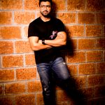 Arun Vijay, large size, black dress, hd