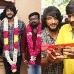 Actor Gautham Karthik 's New Movie Pooja Gallery