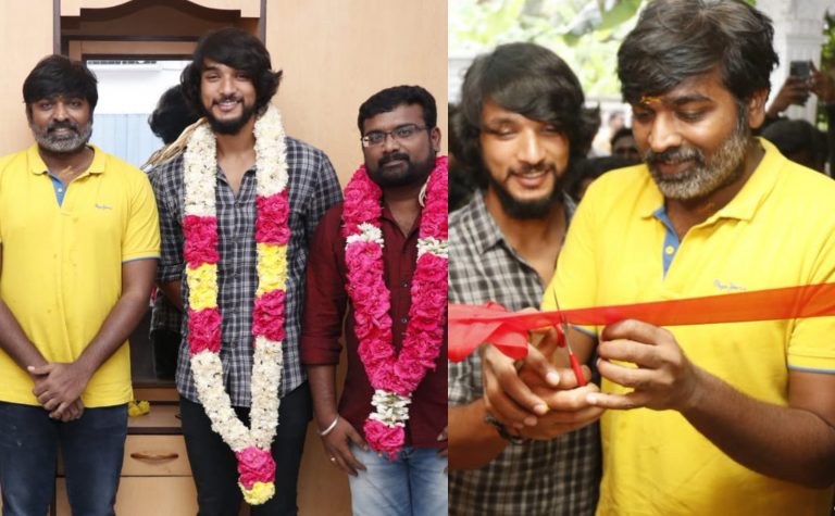 Actor Gautham Karthik 's New Movie Pooja Gallery