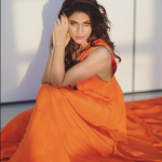 Lavanya Tripathi, Antariksham Actress, orange dress, lovable