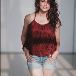 Lavanya Tripathi, Antariksham Actress, red dress, towser