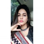 Lavanya Tripathi, Mudra heroine, selfie, saree, car